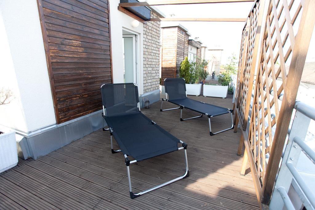 Budapest Terrace Apartment Budapeste Quarto foto